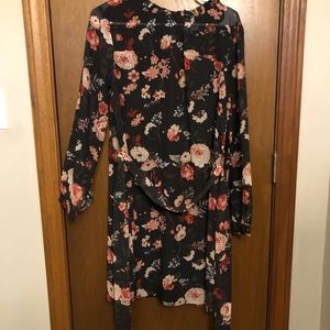 Floral long sleeve dress